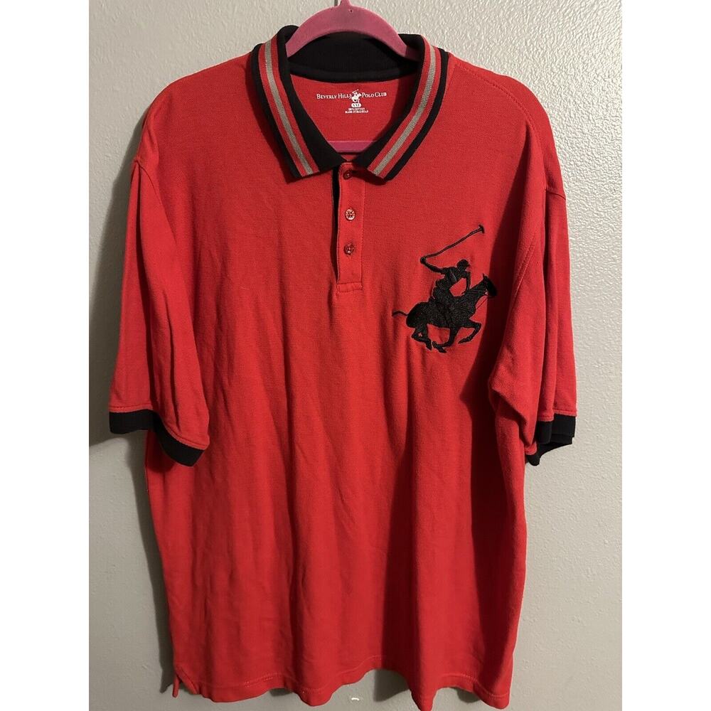Beverly Hills Men’s Polo Club Polo Shirt Men’s 2XL Embroidered Logo